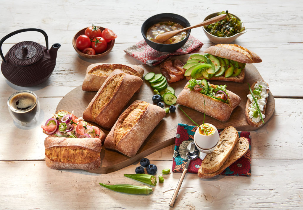 French Dinner Rolls Platter